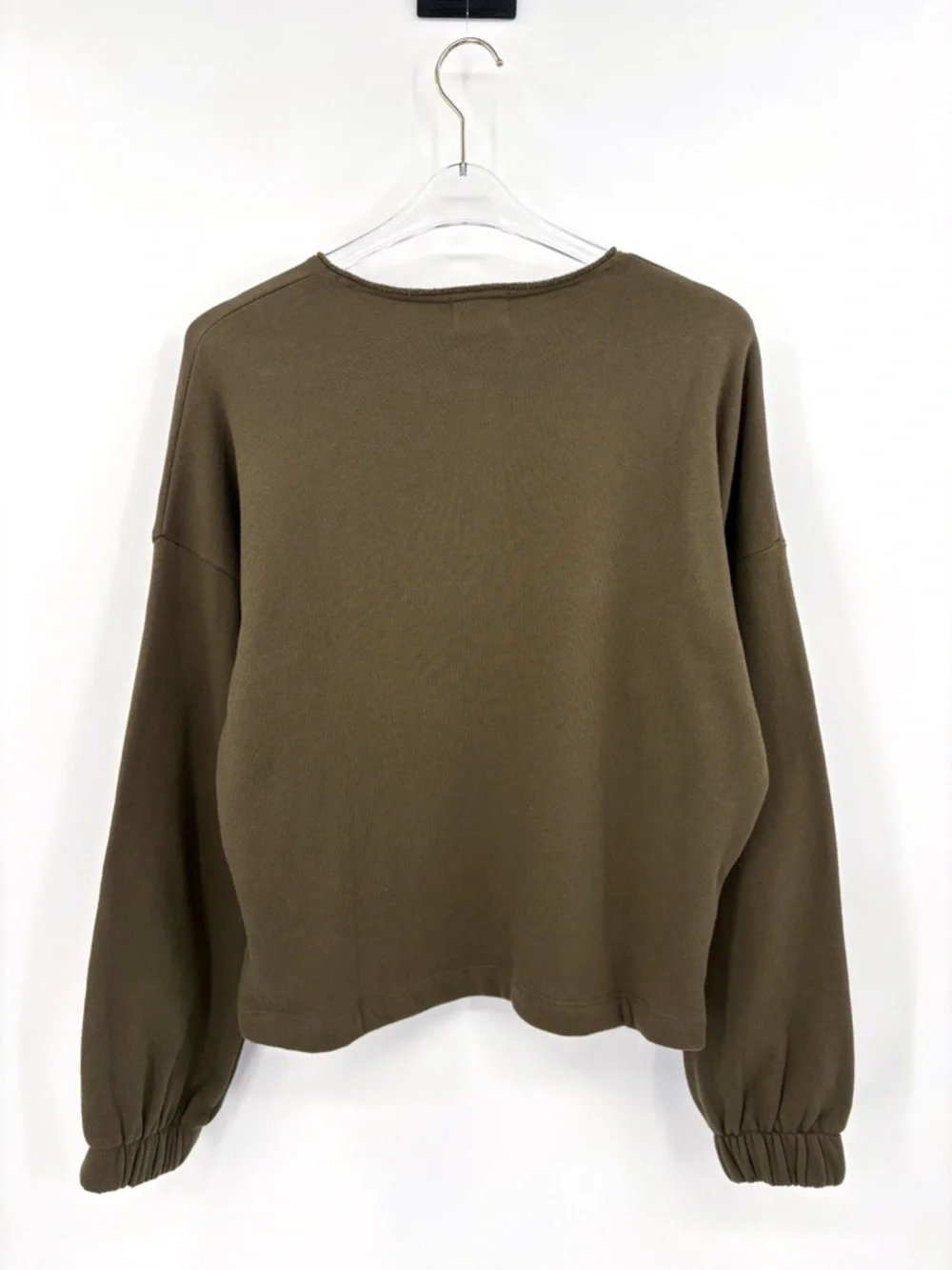 NATION LTD Callan Snap Sweatshirt Lagoon Green S